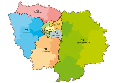 Carte Ile-de-France